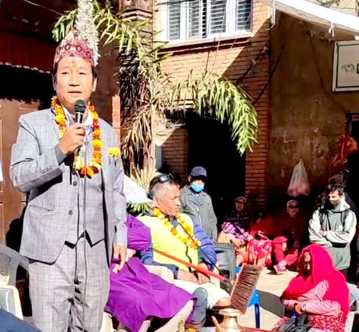 धराने मेयर हर्क साम्पाङ्ग, कीर्तिपुरमा भोट माग्दै