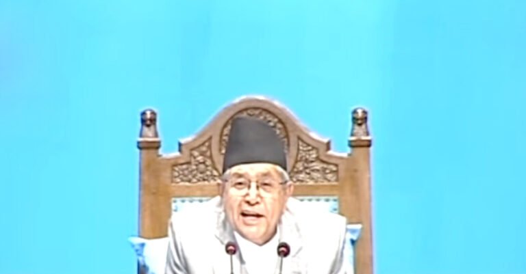 धवल शमशेर पक्राउबारे सभामुख घिमिरेले गराए संसद्‍लाई जानकारी
