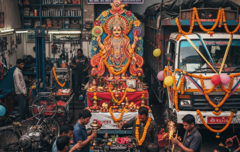 आज विश्वकर्मा पूजा मनाइँदै